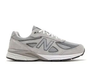 New Balance 990v4 MiUSA Grey Silver Pure Comfort Velcro   closure