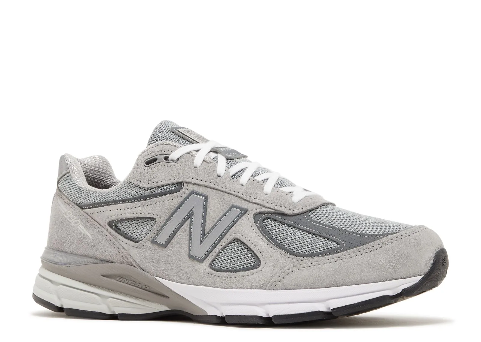 New Balance 990v4 MiUSA Grey Silver Youth Approved Soft White