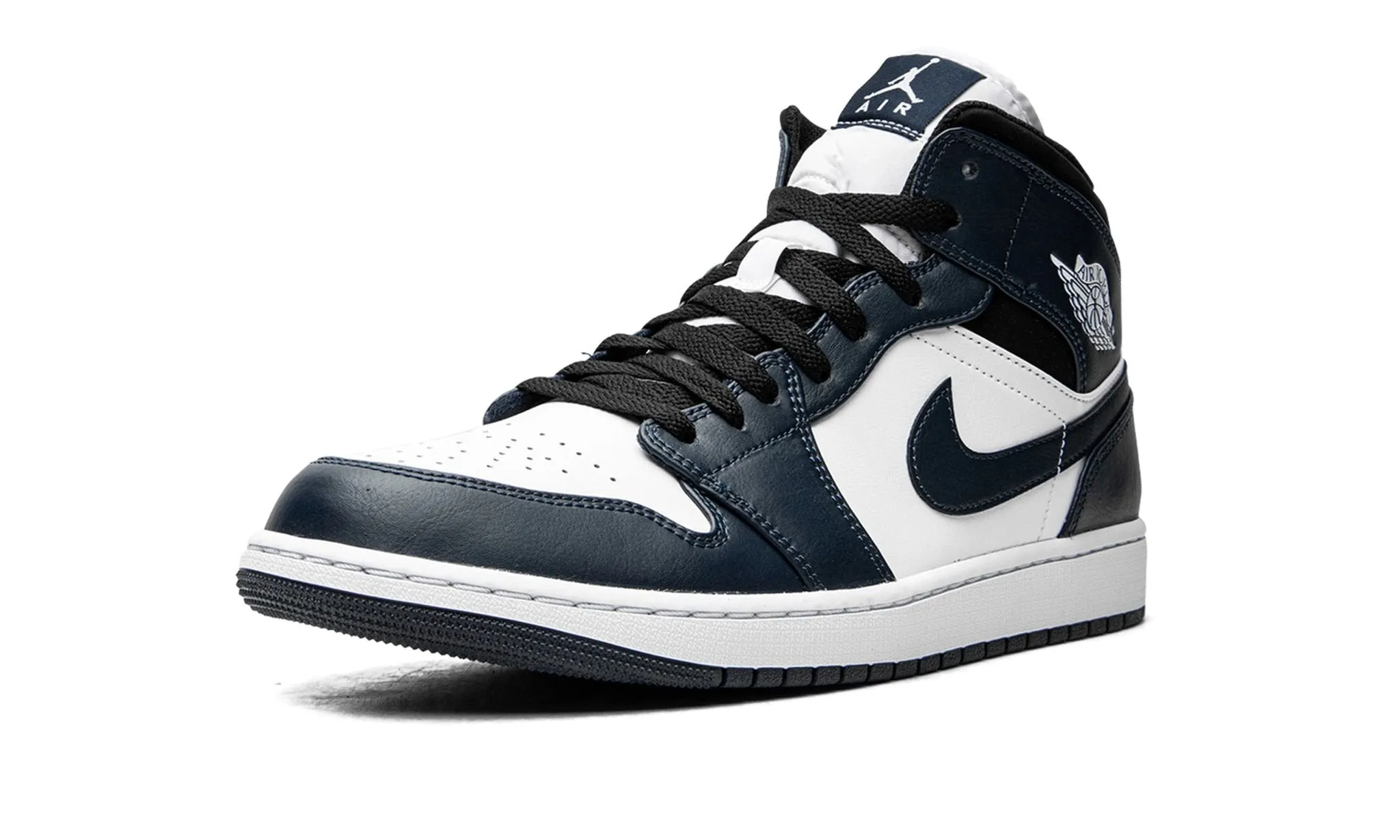 Green Leaf Jogger Style Air Jordan 1 Mid Armory Navy
