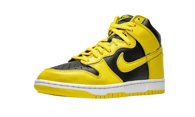 Rubber   sole simple details Nike Dunk High "Varsity Maize"