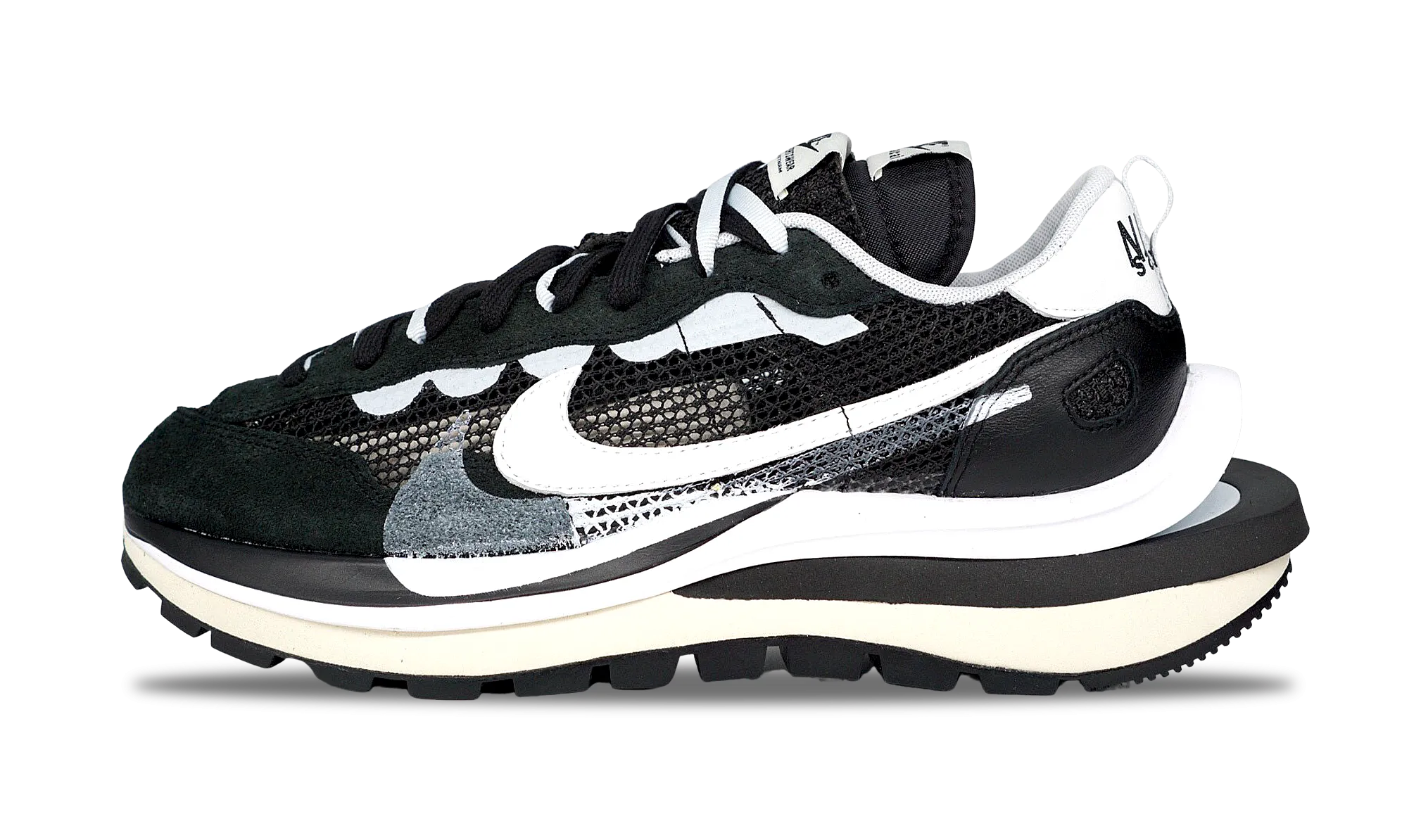 Neat Style Nike Vaporwaffle x Sacai Black White (CV1363-001) Men's Size 11-12