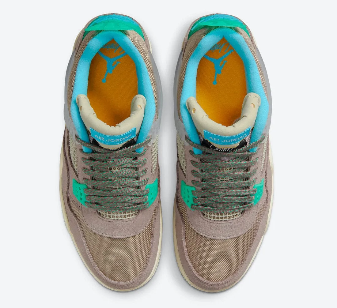 Bright Pop Casual Look Jordan 4 Retro SP 30th Anniversary Union Taupe Haze