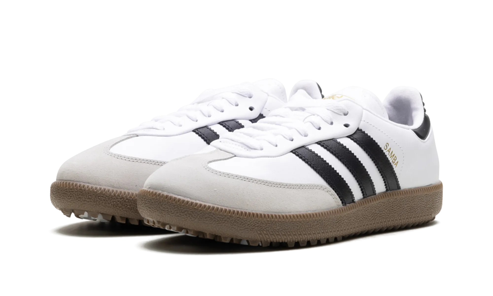 Relaxed Vibe Samba Spikeless Golf "White Black Gum"