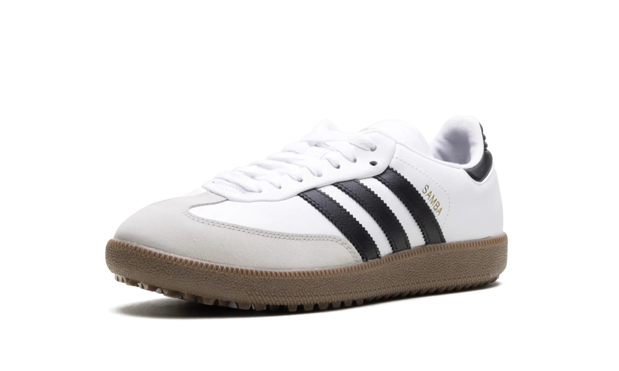 Samba Spikeless Golf "White Black Gum" Reinforced toe