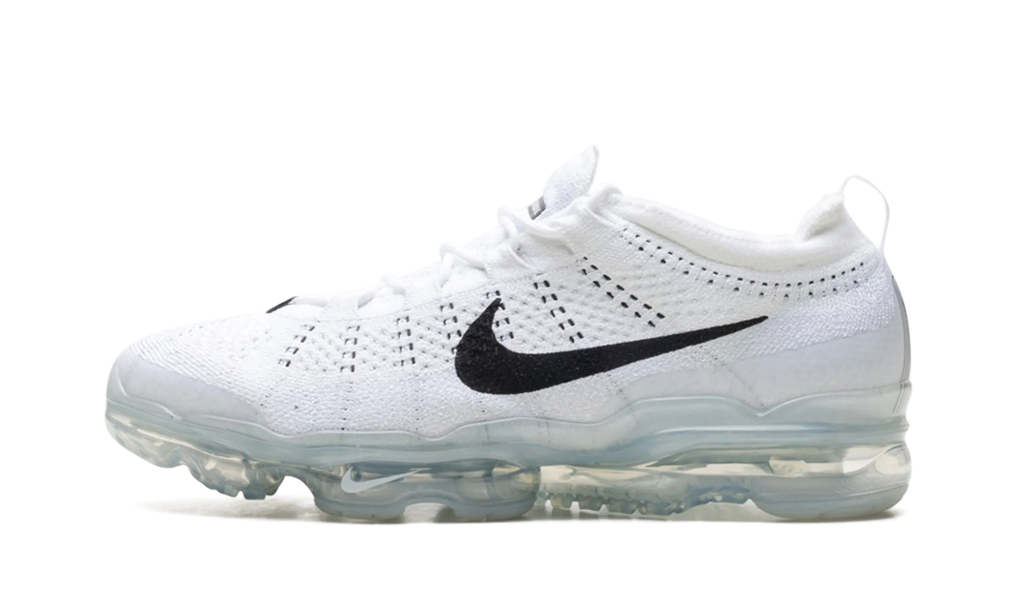 Air VaporMax 2023 Flyknit "White Pure Platinum Black" Fitness Regime