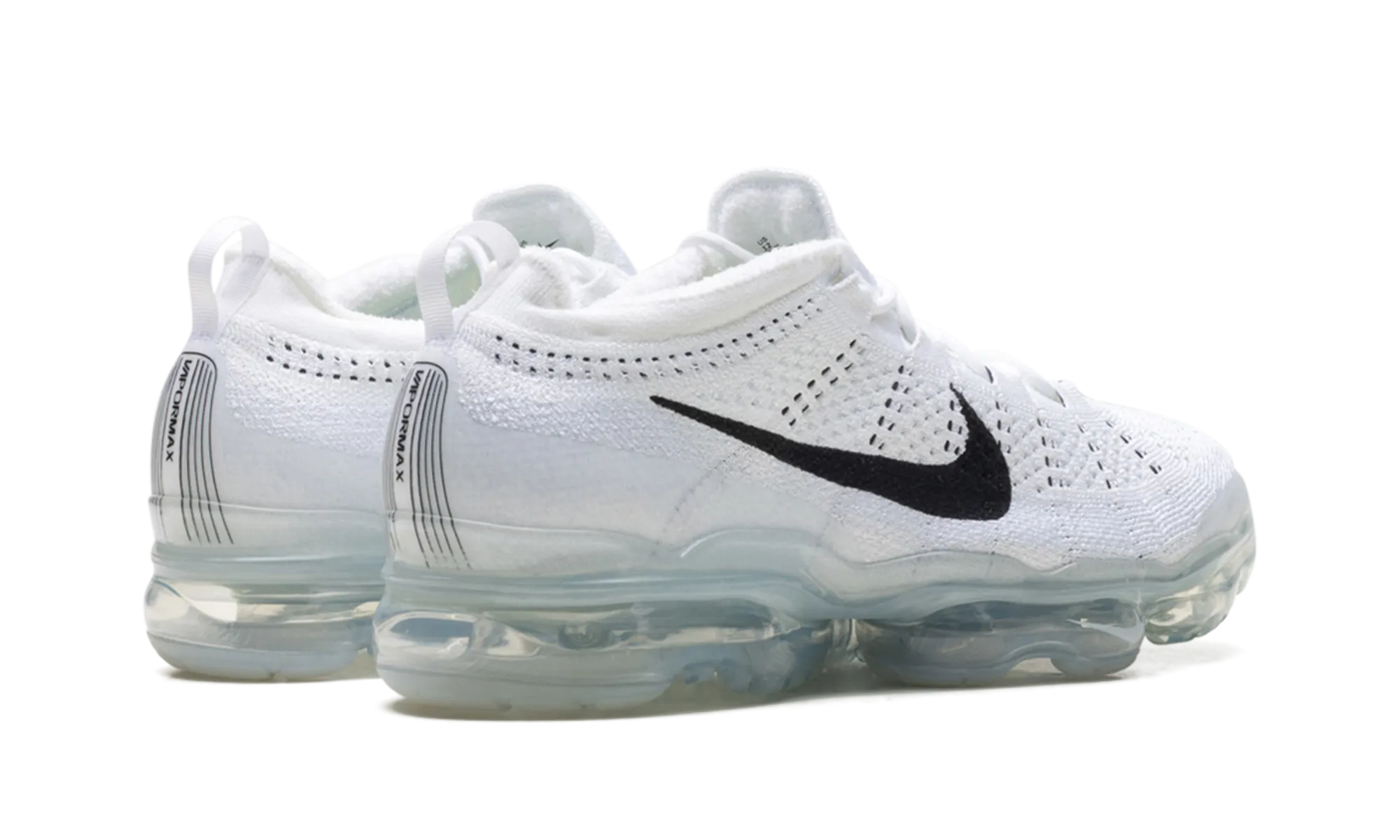 TpuMidsole Reflective - details Air VaporMax 2023 Flyknit "White Pure Platinum Black"