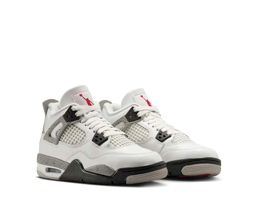 Air Jordan 4 Retro "White Cement" PS on the road