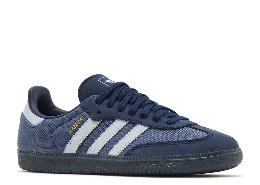 Adidas Samba OG Preloved Ink Halo Blue Tide Hike Outfit Friendly