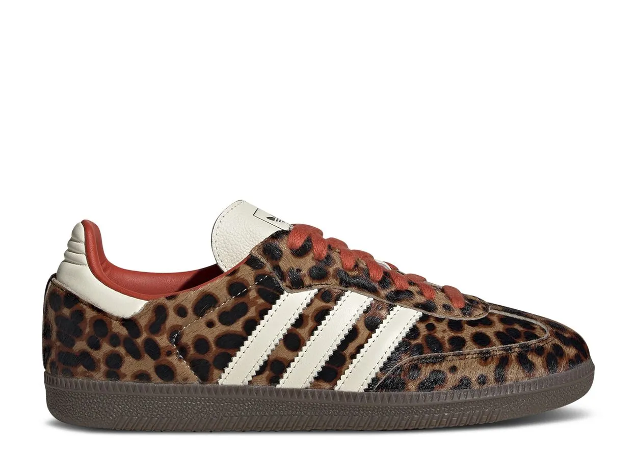 Wear-Ready Shoes Sunny Walk Adidas Samba OG Preloved Red Leopard