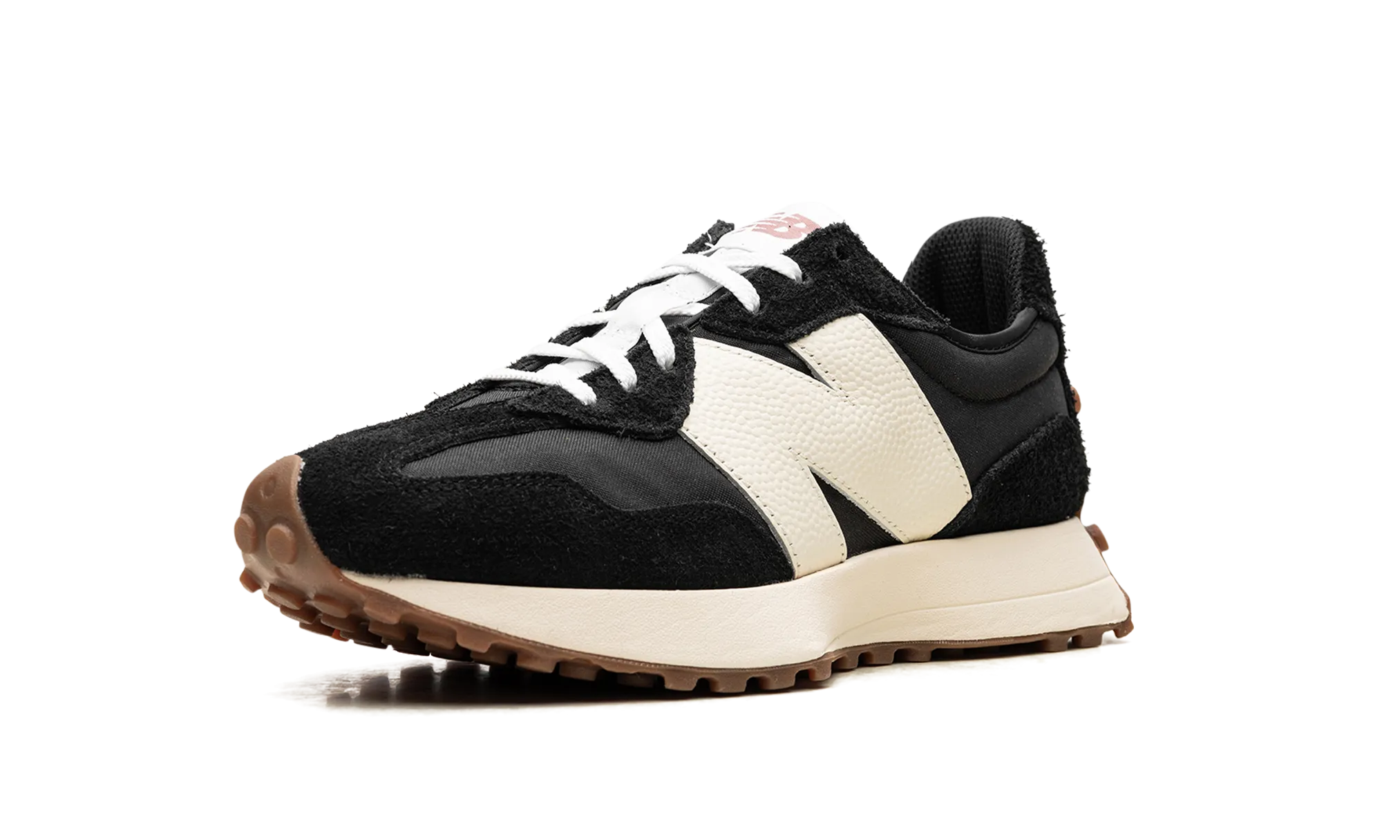 Slim Footprint Lined Inside 327 WMNS "Black White Gum"