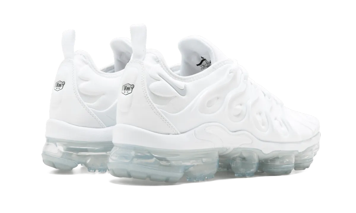 Air Vapormax Plus "Triple White" low - cut running shoes Synthetic