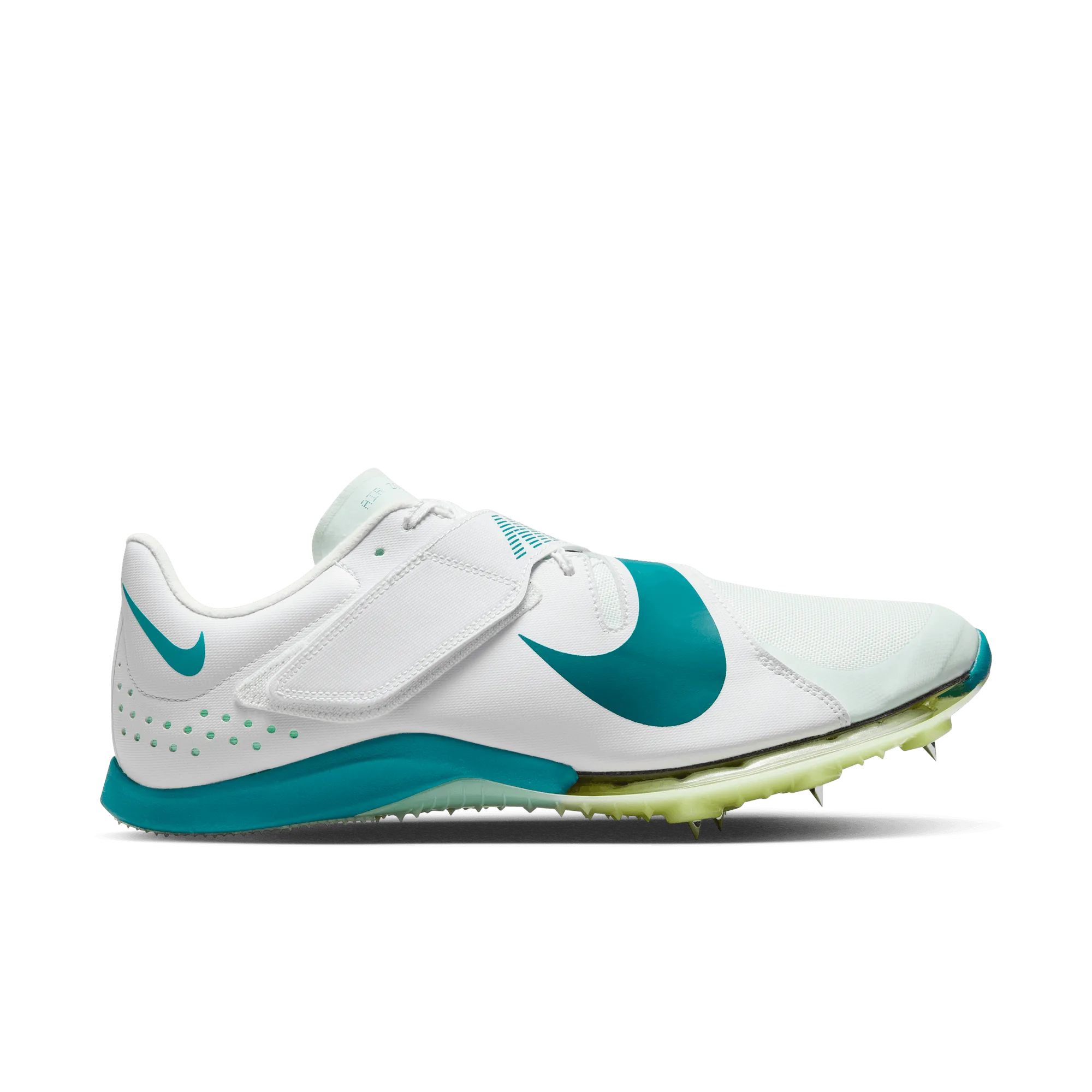 color - blue heel - stabilizing shoes AIR ZOOM LONG JUMP ELITE - D - 100 WHITE/BRIGHT SPRUCE