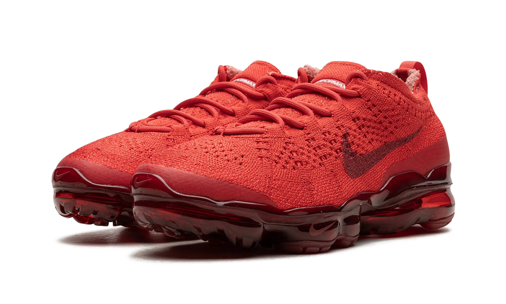 logo - strapped shoes GelCushion Air Vapormax 2023 Flyknit "Track Red"