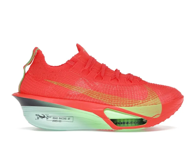 Nike Air Zoom Alphafly Next% 3 Bright Crimson Lime Blast Mint Foam Cave Purple Suede mud - resistant shoes