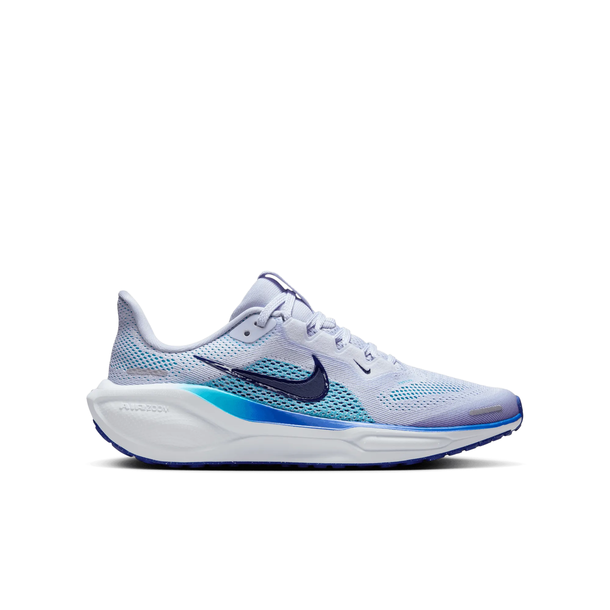 KID'S PEGASUS 41 - GHOST/BLUE VOID FoamCushion running in university tracks shoes