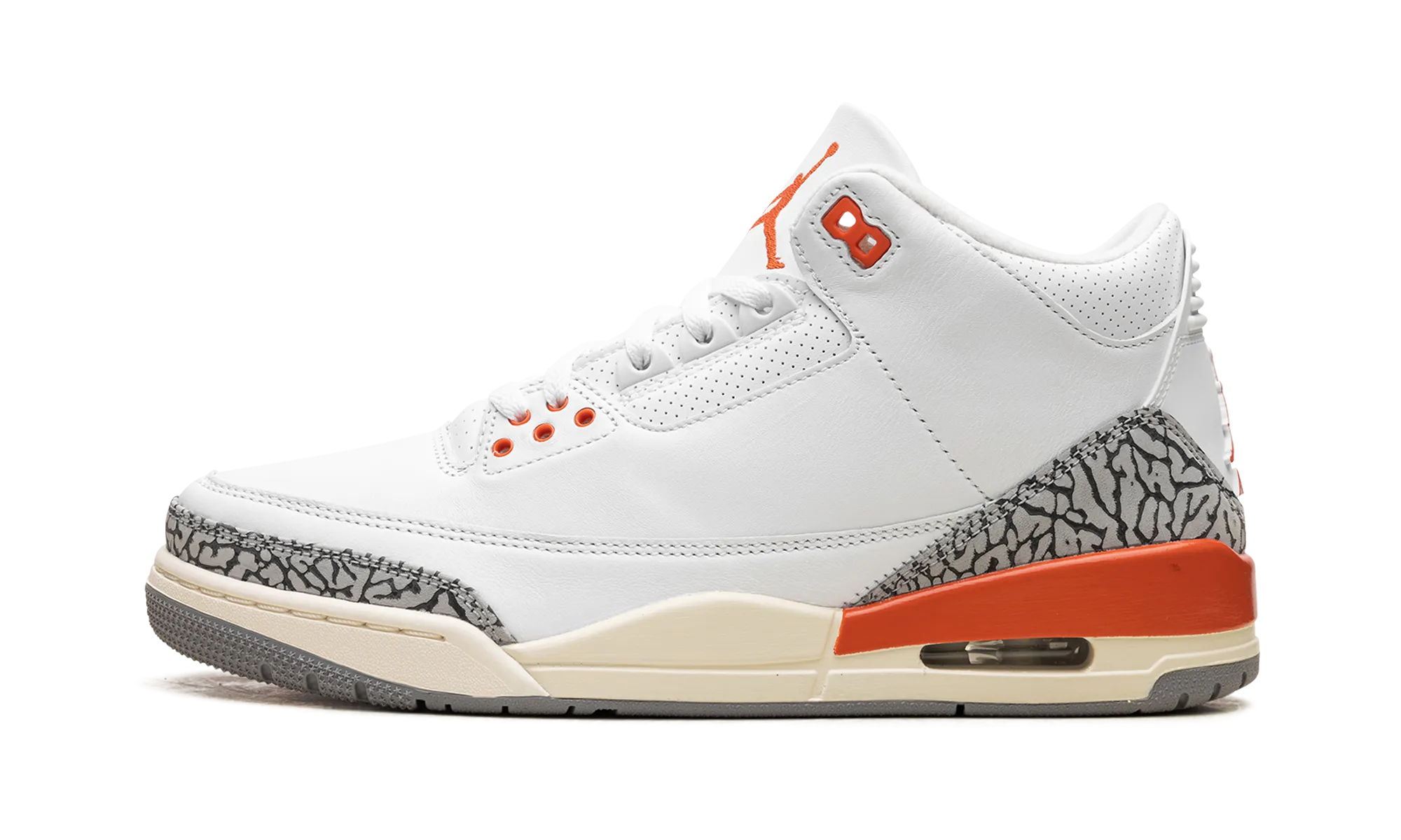 Air Jordan 3 Retro WMNS "GEORGIA PEACH" Relaxed Feel Comfortable Padding