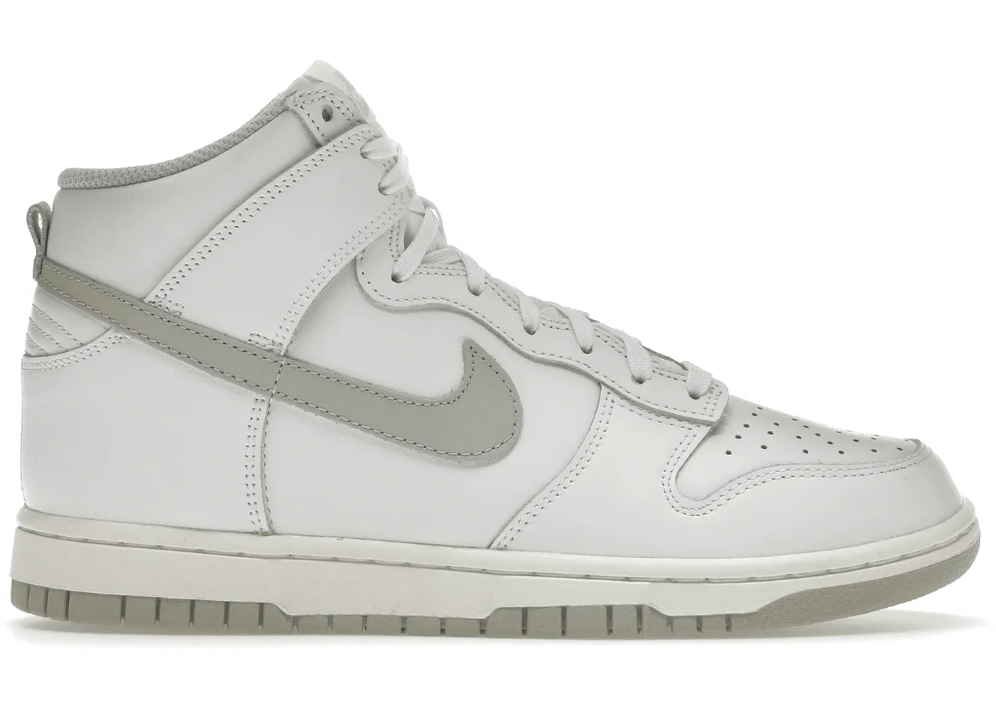 Zip Closure Natural motion Nike Dunk High Neutral Grey (W)