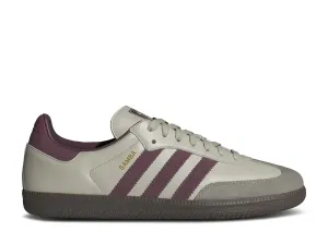 No Tie Fit Light Fit Adidas Samba OG Putty Grey Maroon