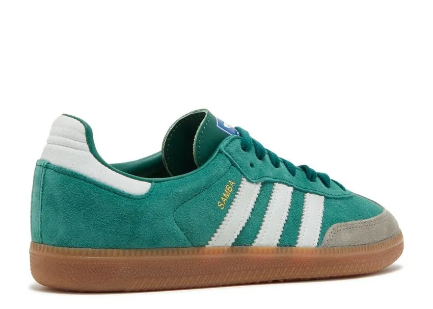 Holiday Style Adidas Samba OG Collegiate Green Gum Grey Toe