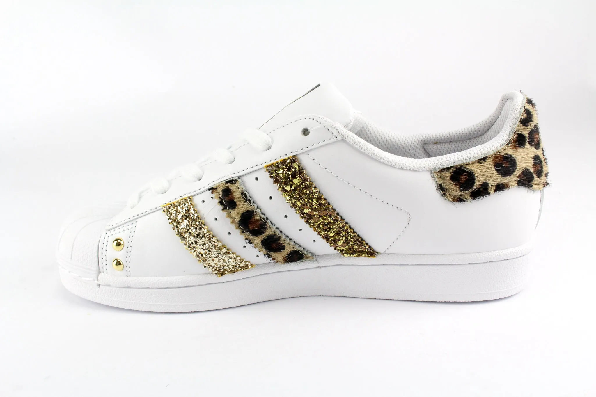 City Walking Go Anywhere Adidas Superstar Maculate Glitter & Borchie