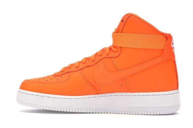 Nike Air Force 1 High Just Do It Pack Orange Simple Fit Lightweight Design