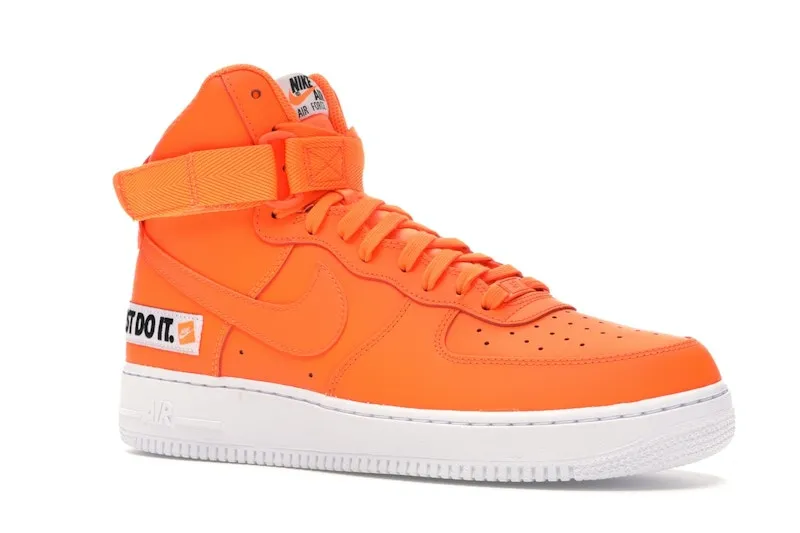 Dry Comfort Nike Air Force 1 High Just Do It Pack Orange