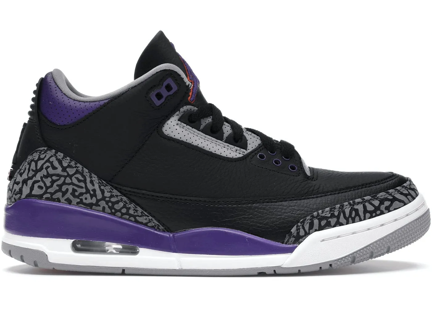 Jordan 3 Retro Black Court Purple London Edge