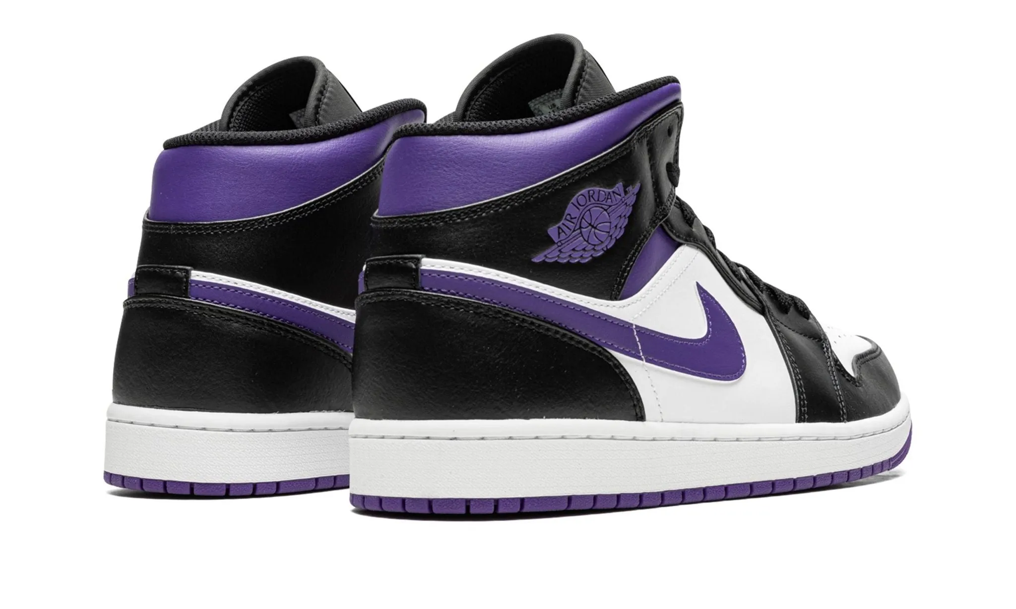 Dynamic Use Day Wear Air Jordan 1 Mid Dark Iris / Court Purple