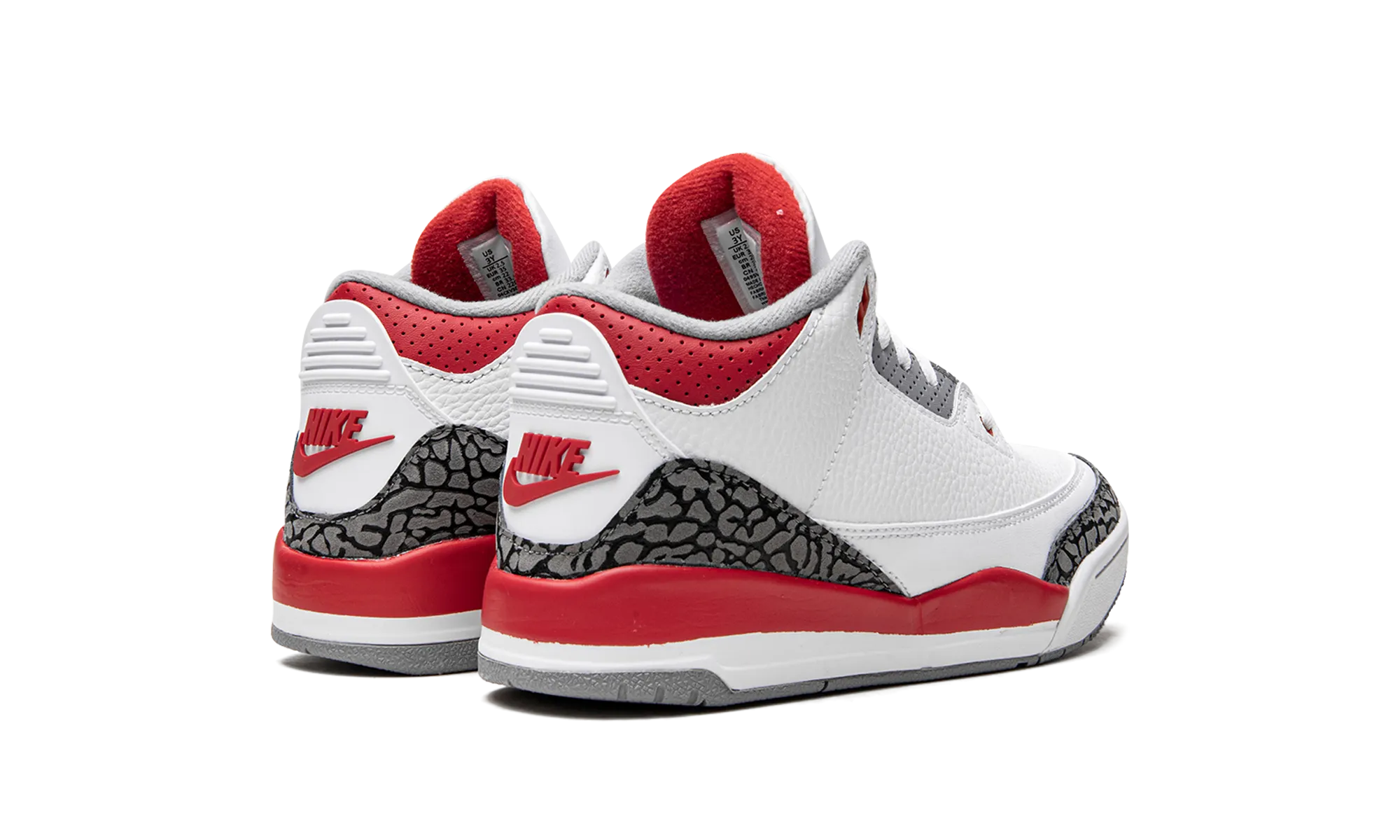 Feet Ease Slim Silhouette Jordan 3 Retro PS "Fire Red"