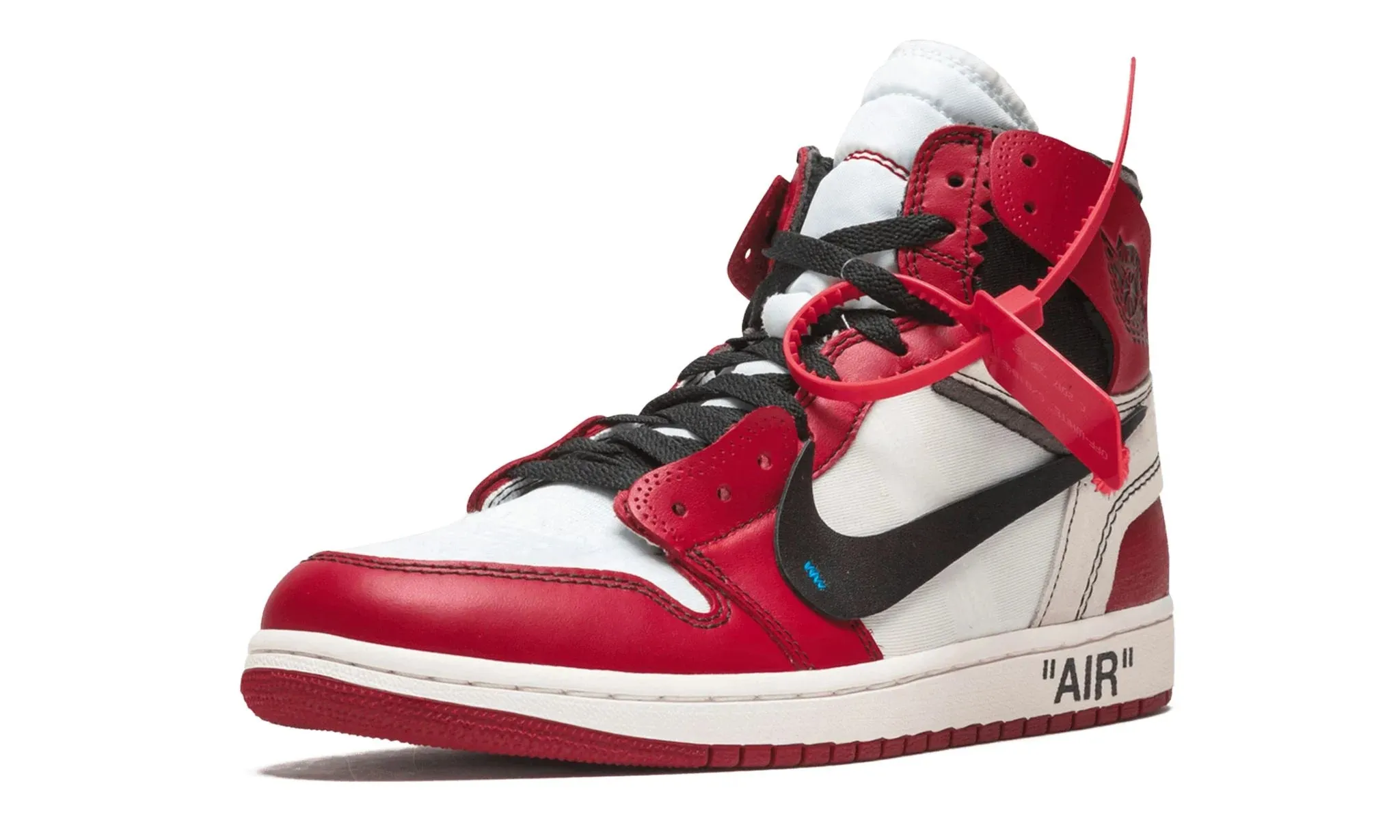 Off-White x Air Jordan 1 Retro High OG Chicago Plain Finish Comfortable Movement