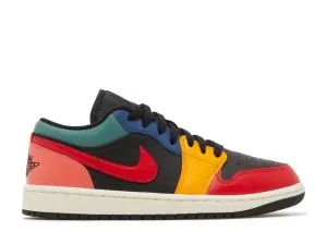 Air Jordan 1 Low SE Black Multi-Color Subtle Form