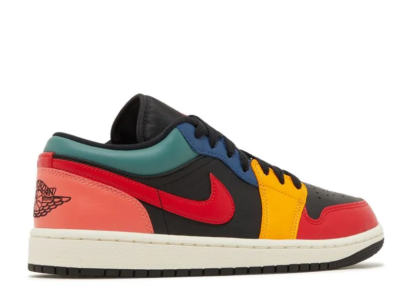 Air Jordan 1 Low SE Black Multi-Color Coffee Walk