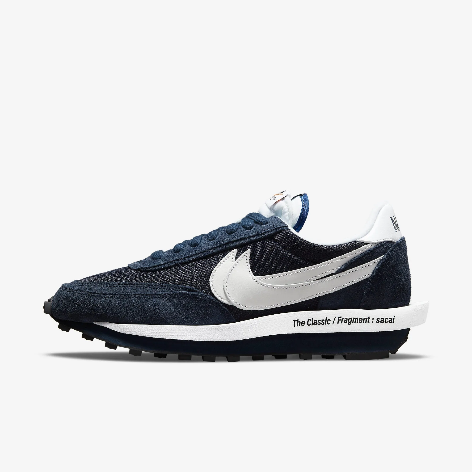 (Men's) Nike LD Waffle x Sacai x Fragment Design 'Blue Void' (2021) DH2684-400 low - cost shoes gel - filled - feature shoes