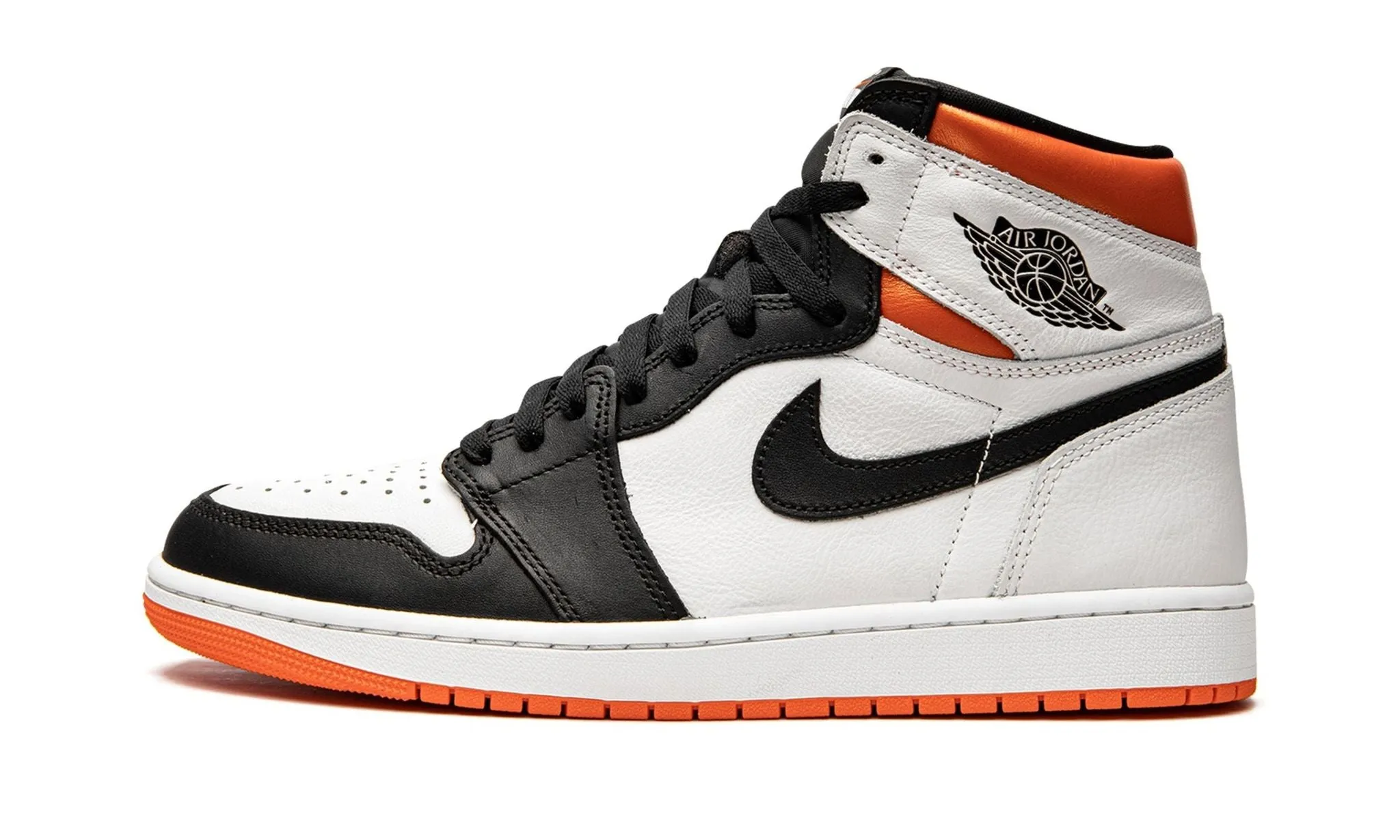Air Jordan 1 Retro High OG Electro Orange Dynamic Motion Foot Friendly