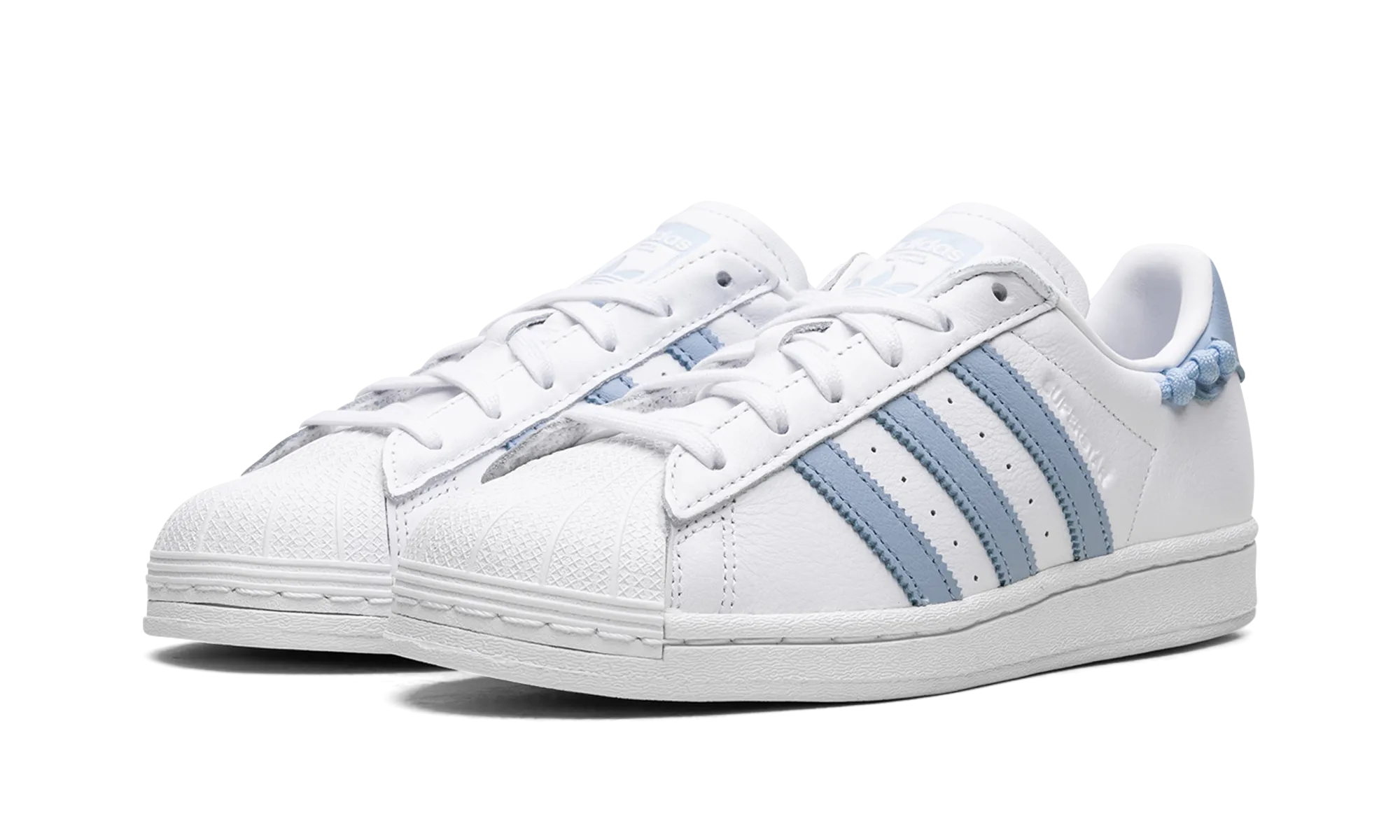 SUPERSTAR WMNS "Sky Blue" Luxe Look Soft Cushioned Upper