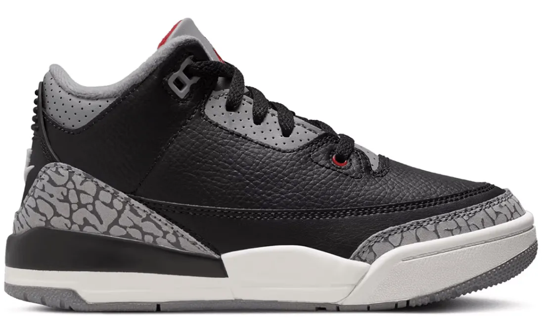 Jordan 3 Retro Black Cement (2024) (PS) Dawn Pace