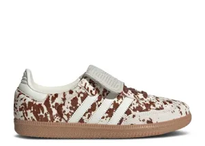 Pure Ease Comfy Ride Adidas Samba LT Cow Print Brown White