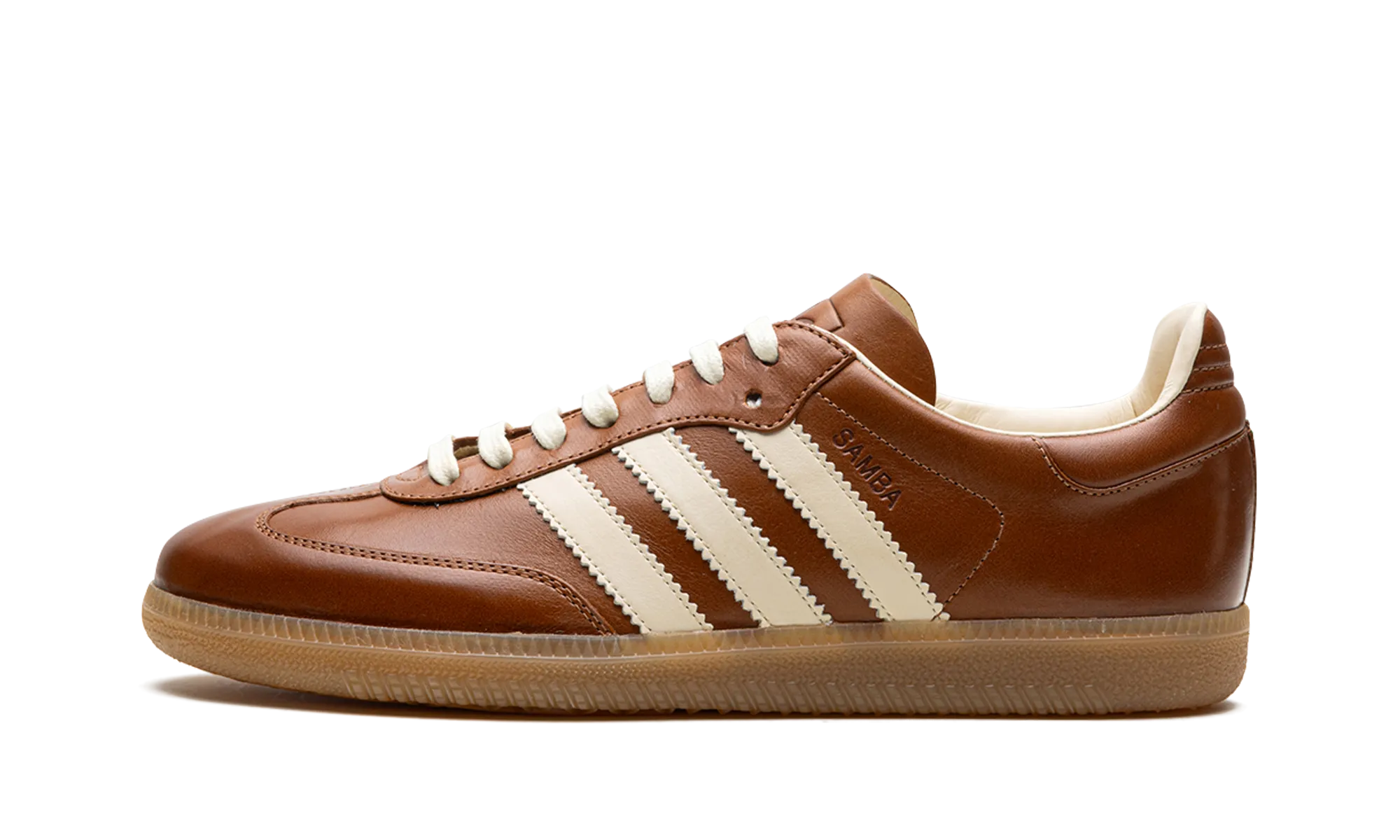 Samba OG "Made in Italy Vachetta Tan" Velcro Design Light Reflection