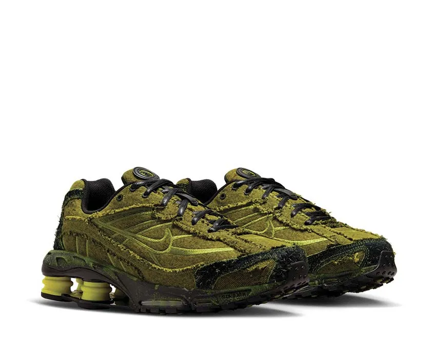 running in the humidity shoes left - right specific shoes Nike Shox Ride 2 PRM "Bright Cactus"