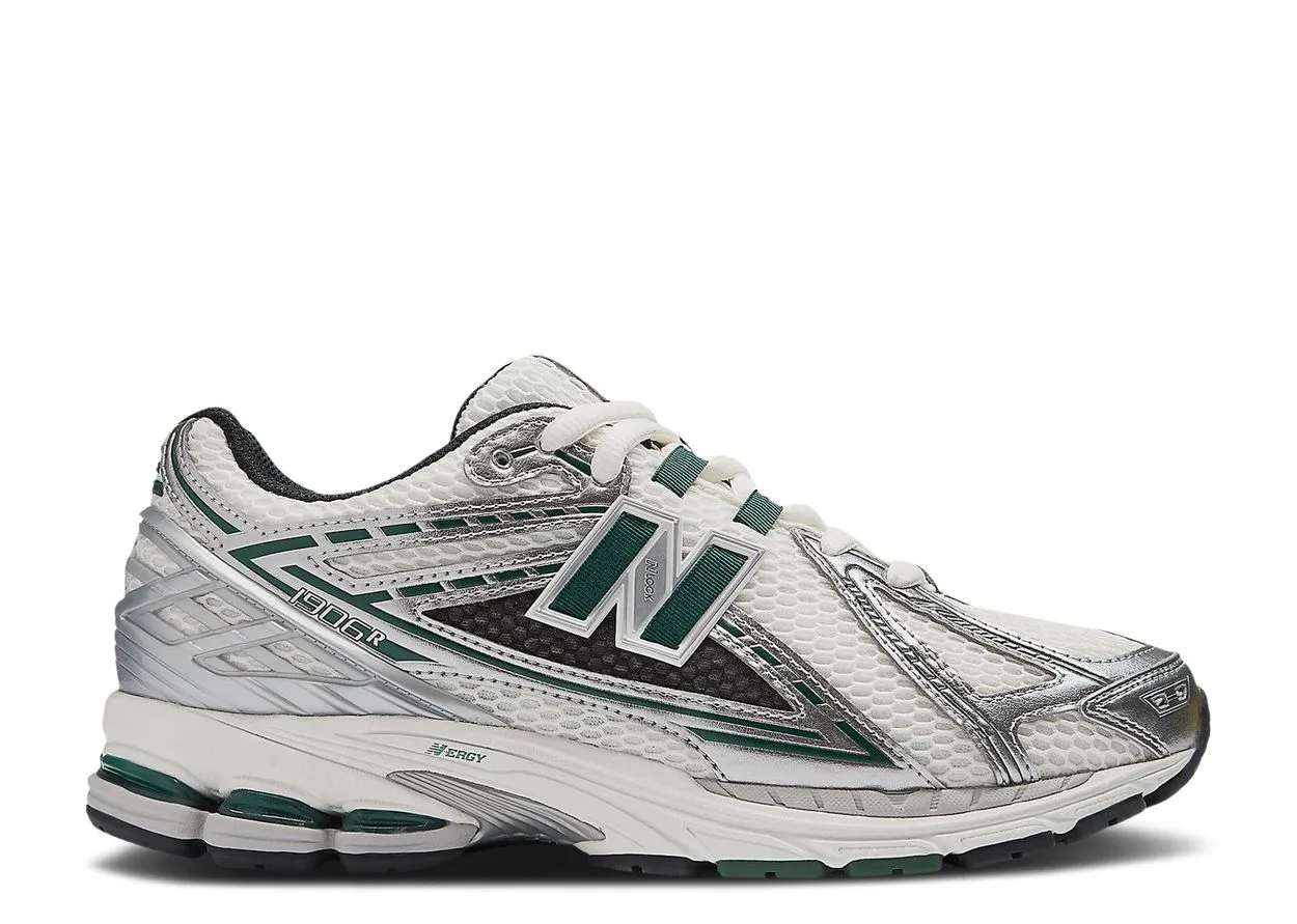 New Balance 1906R Silver Metallic Nightwatch Green Grip Control Lifestyle Focus