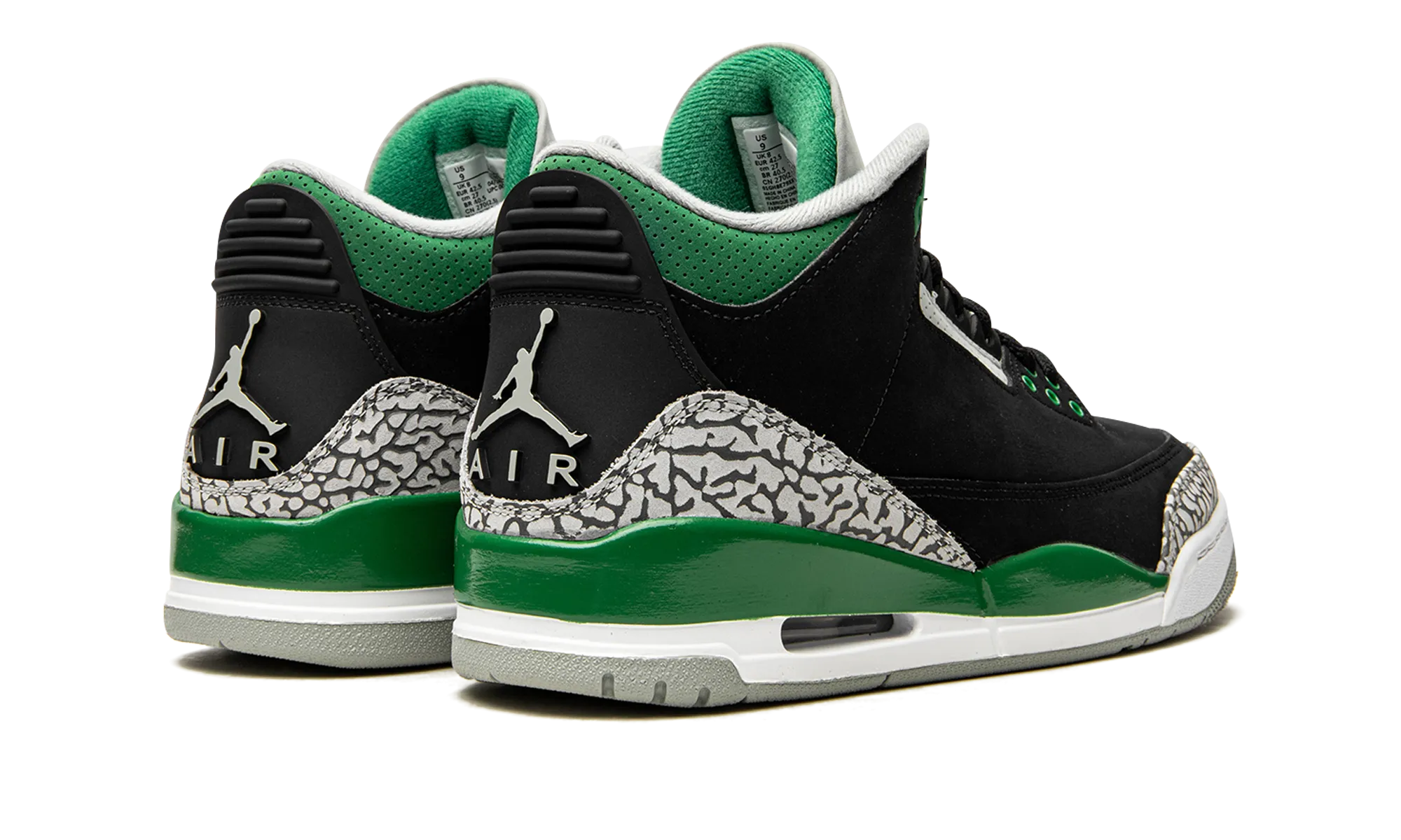 Flexible Midsole Air Jordan 3 Retro "Pine Green"