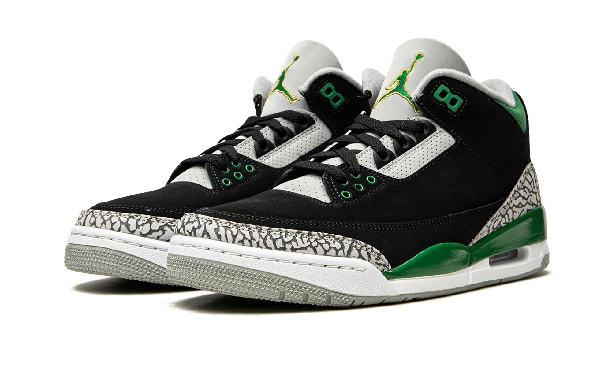 Comfortable Arch Cushion Air Jordan 3 Retro "Pine Green"