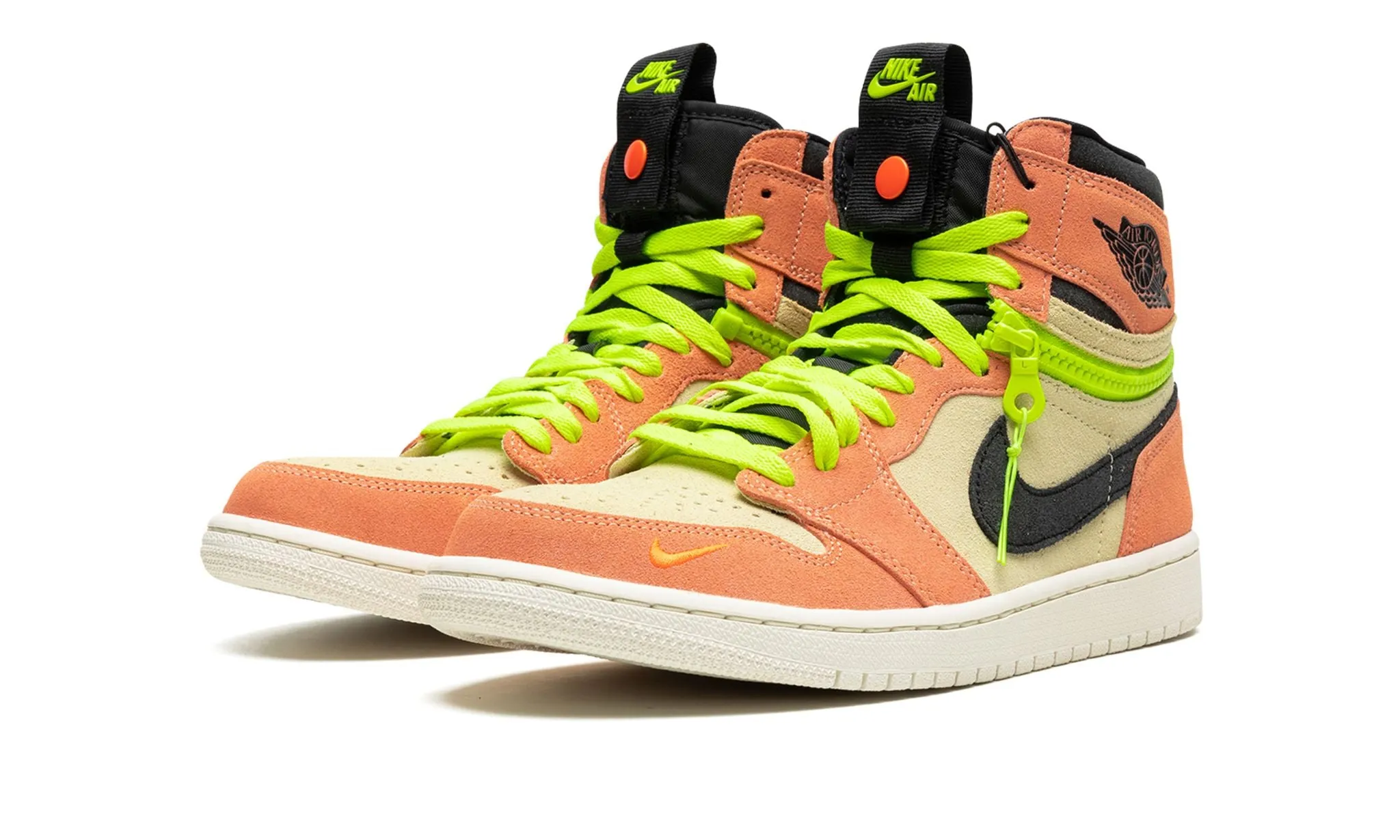 Air Jordan 1 High Switch Pink Volt Sleek Finish Urban Sport