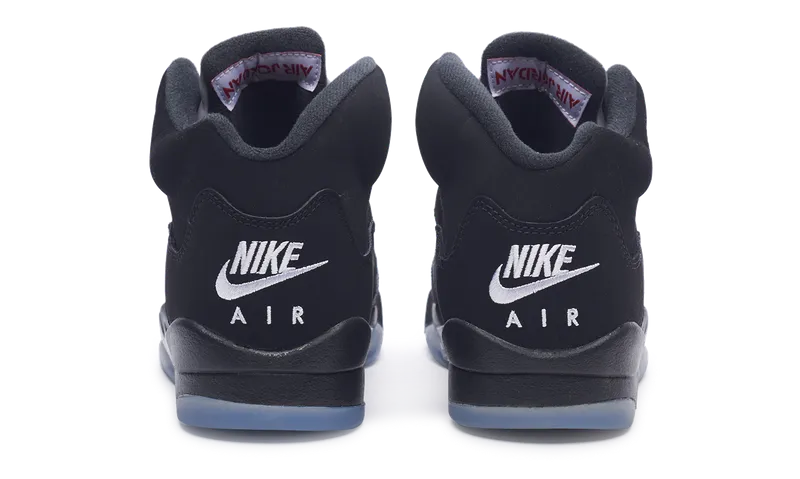 Nike Jordan 5 Retro Black Metallic 2016 GS (845036-003) Youth Size 4Y-6Y Dry Wear