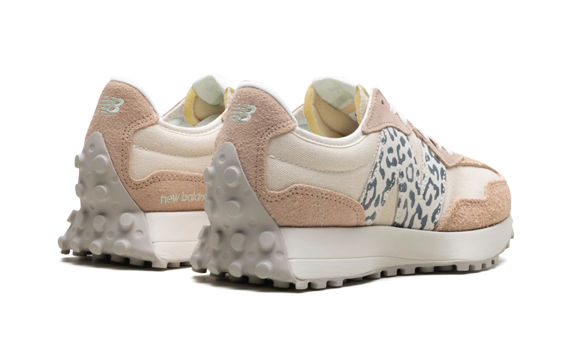 327 WMNS "Flat Taupe Linen Leopard" Comfortable Cushion
