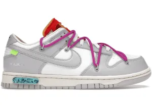 Test Step Ice Jog Nike Dunk Low Off-White Lot 45