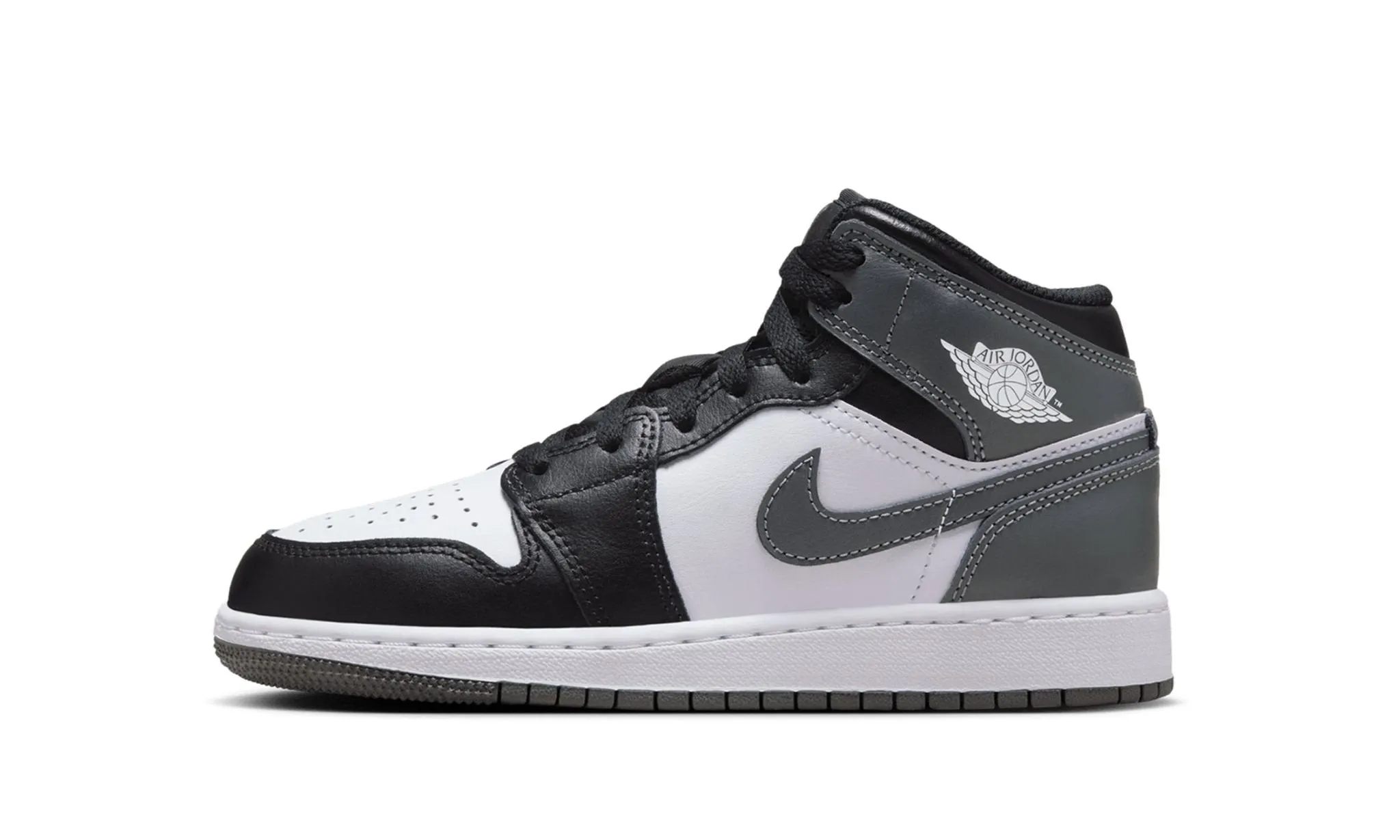 Air Jordan 1 Mid 'Iron Grey' Fashionable Look