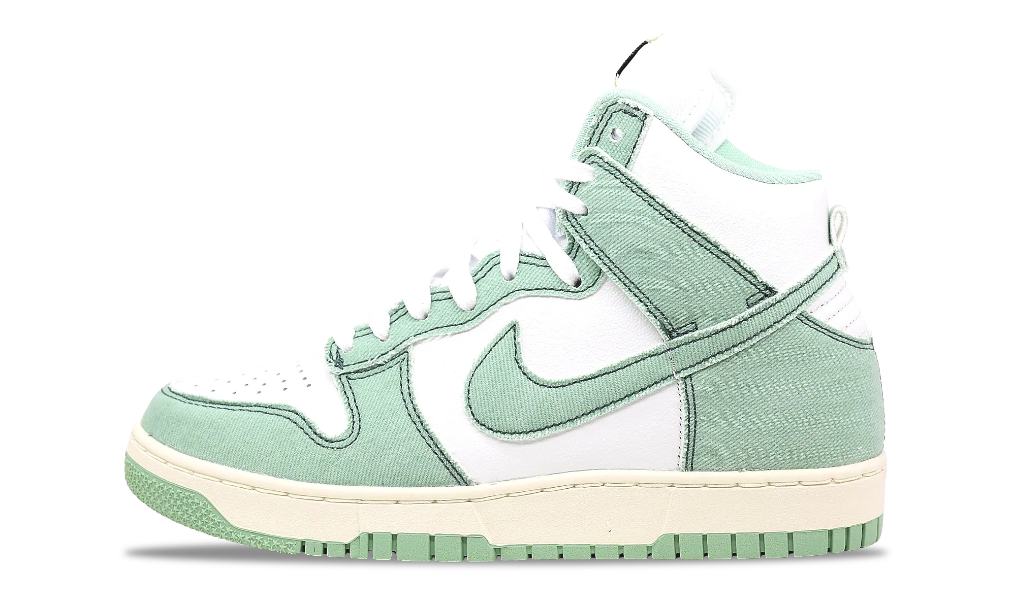 Nike Dunk High 1985 Enamel Green Denim (W) Tidy look