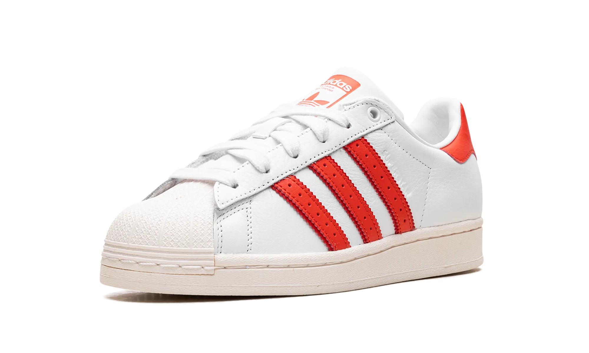 Superstar WMNS "Cloud White Bright Red" Quick Steps Modern Urban