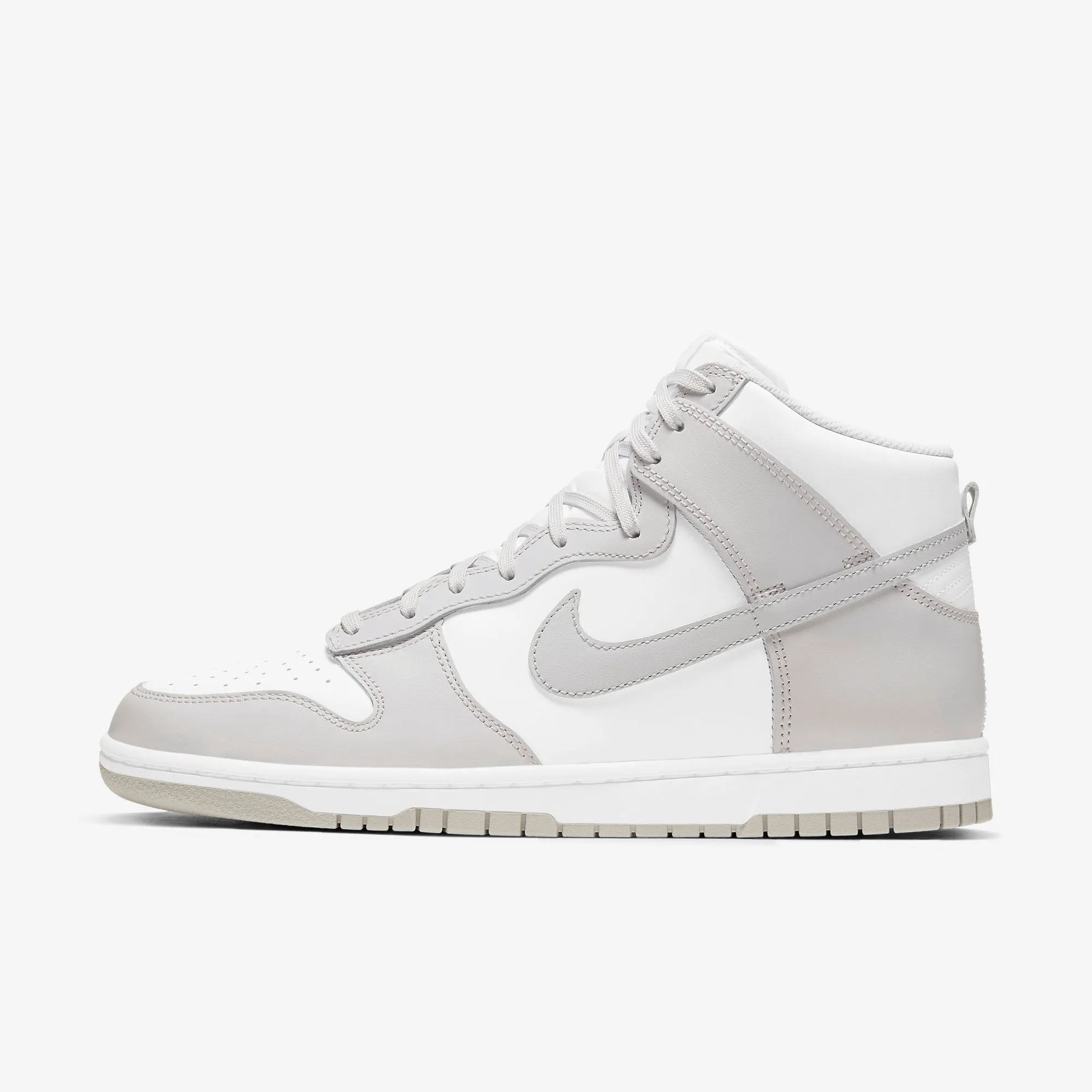 (Men's) Nike Dunk High Retro 'Vast Grey' (2021) DD1399-100 Comfort foam Silent Step